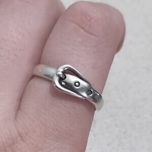 925 Silver Ring Witch leprechaun Buckle Halloween St. Patrick's Valentines Gift